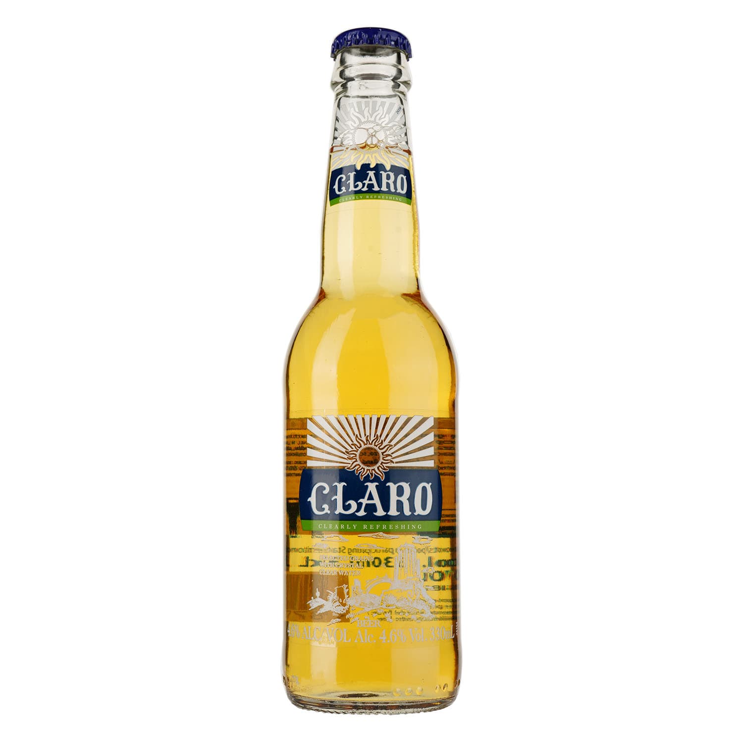 Пиво Claro, світле, фільтроване, 4,6% 0,33 л - зображення 1
