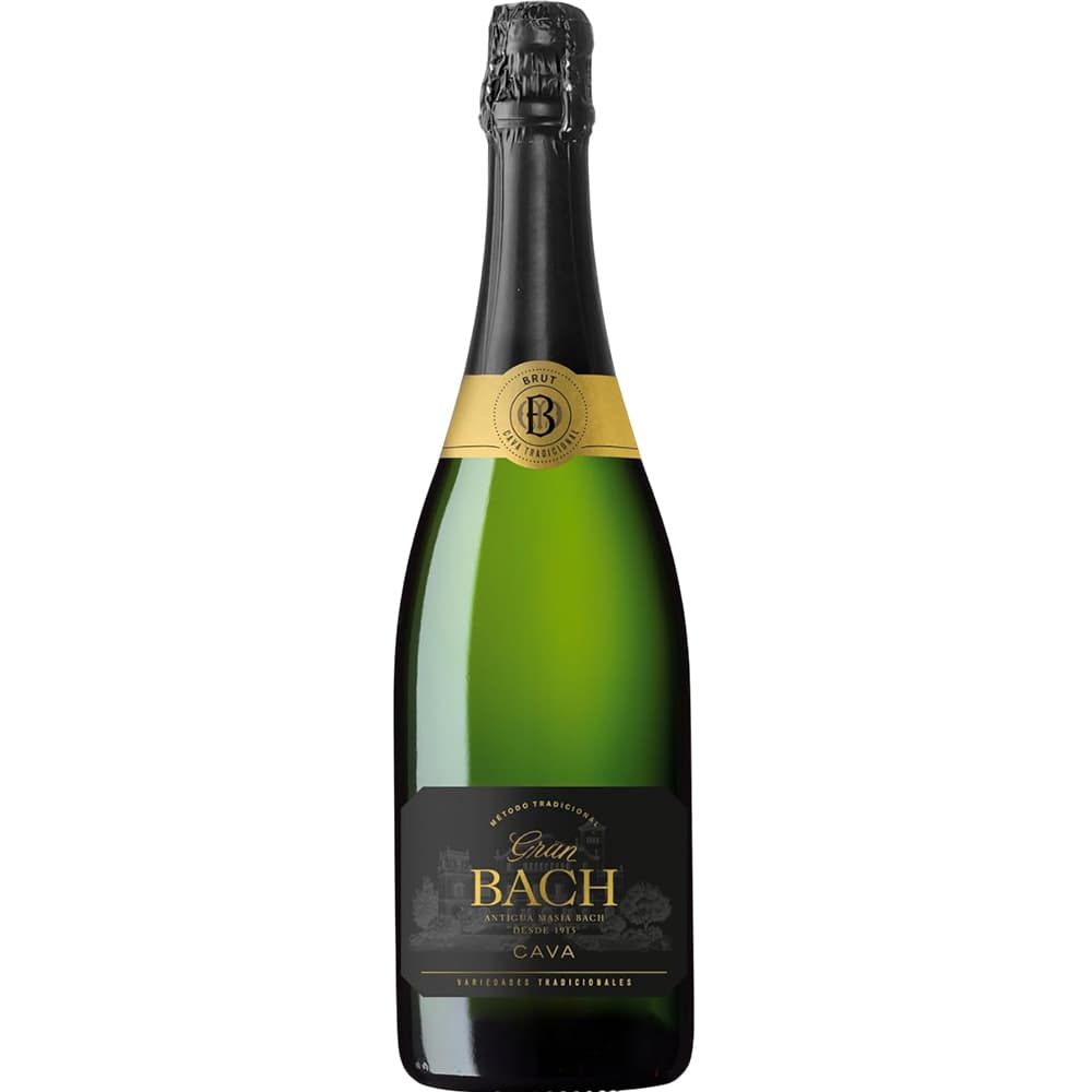 Вино ігристе Bach Cava Gran Brut, біле, брют, 0,75 л - зображення 1