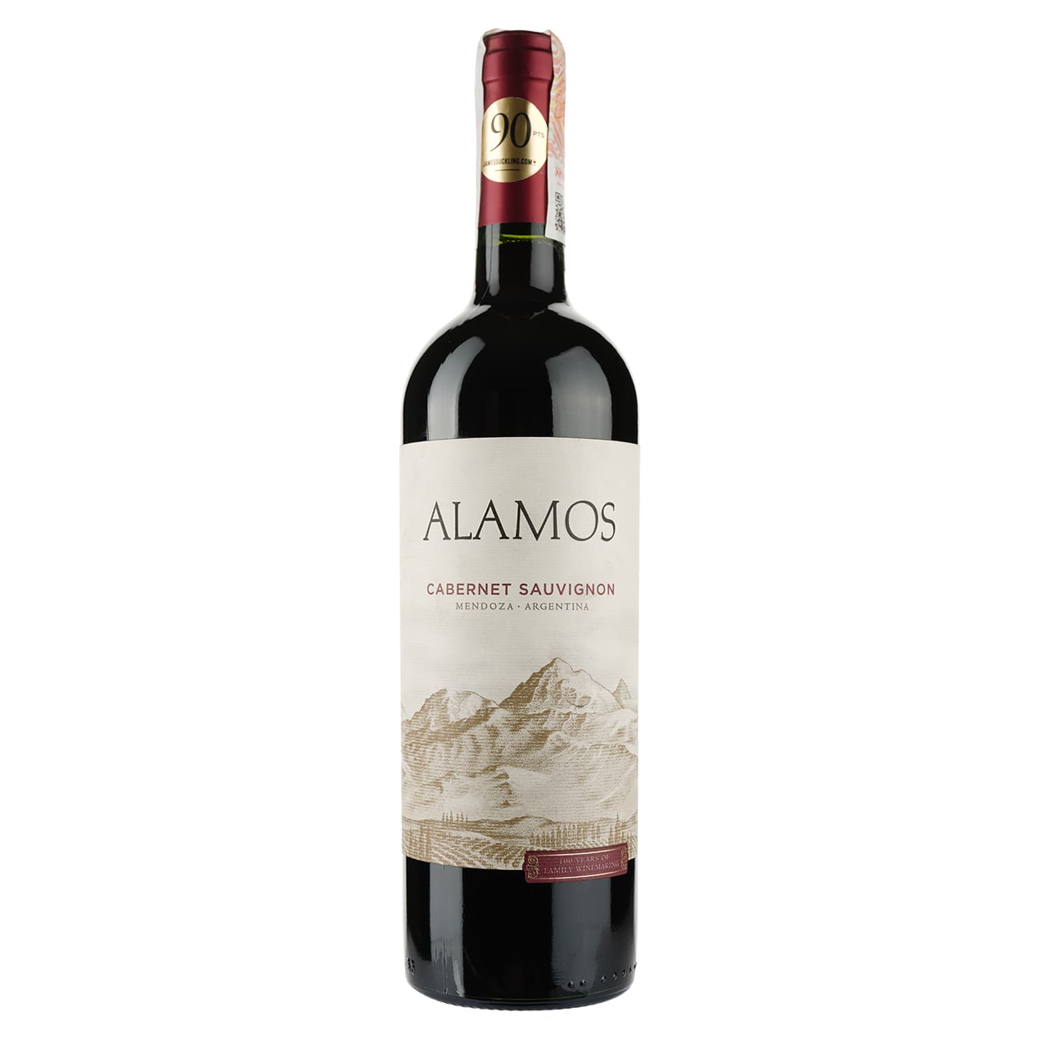 Вино Alamos Cabernet Sauvignon, червоне, сухе, 13,5%, 0,75 л - зображення 1