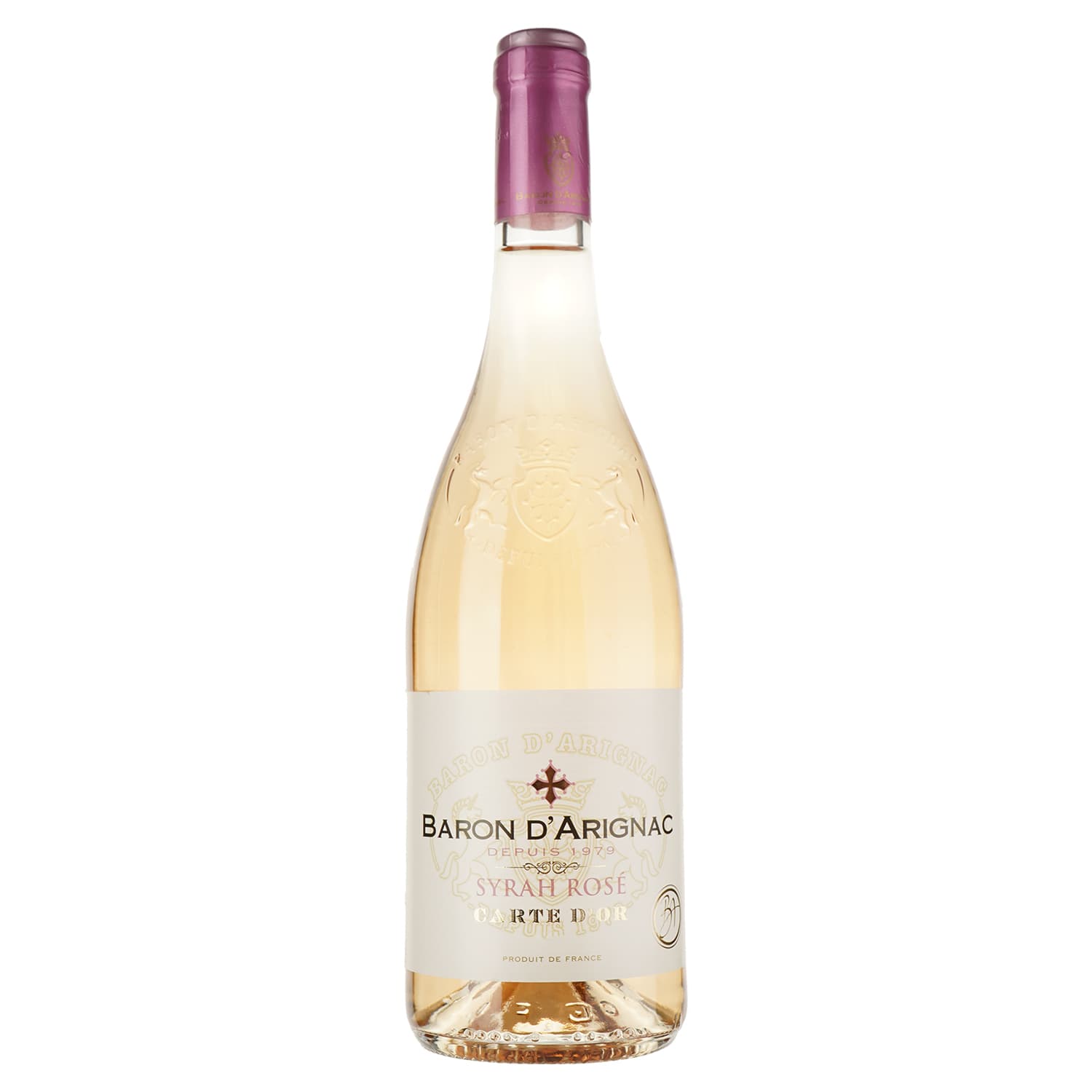 Вино Baron d'Arignac Syrah Rose, 12%, 0,75 л - зображення 1