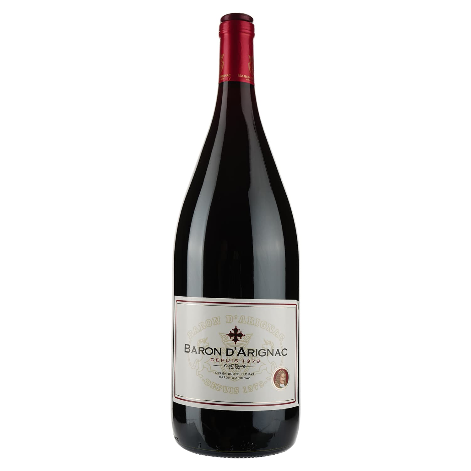 Вино Baron d'Arignac Rouge червоне напівсухе 12% 1.5 л (27285) - зображення 1