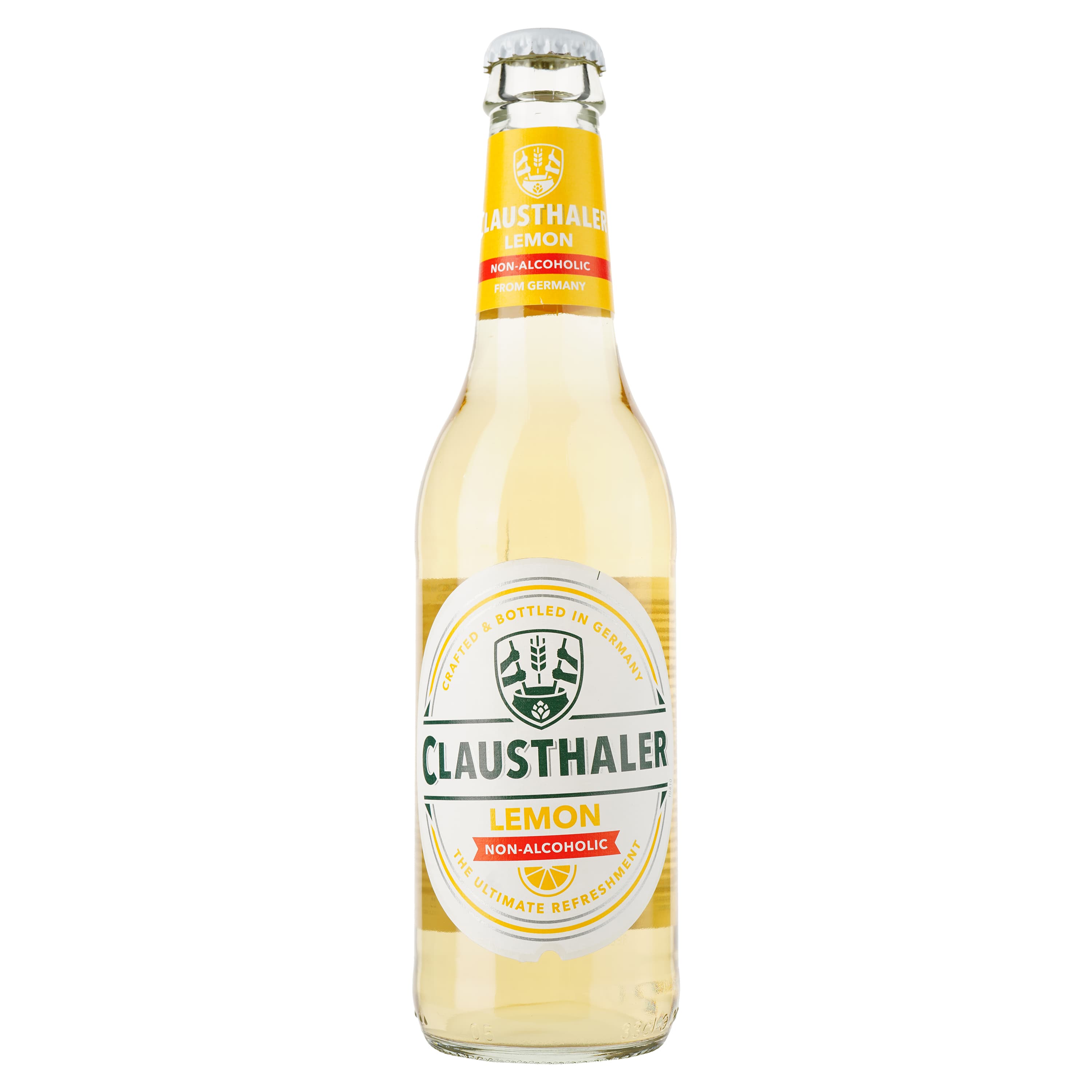 Пиво безалкогольне Clausthaler Lemon, світле, фільтроване, 0,49%, 0,33 л - зображення 1