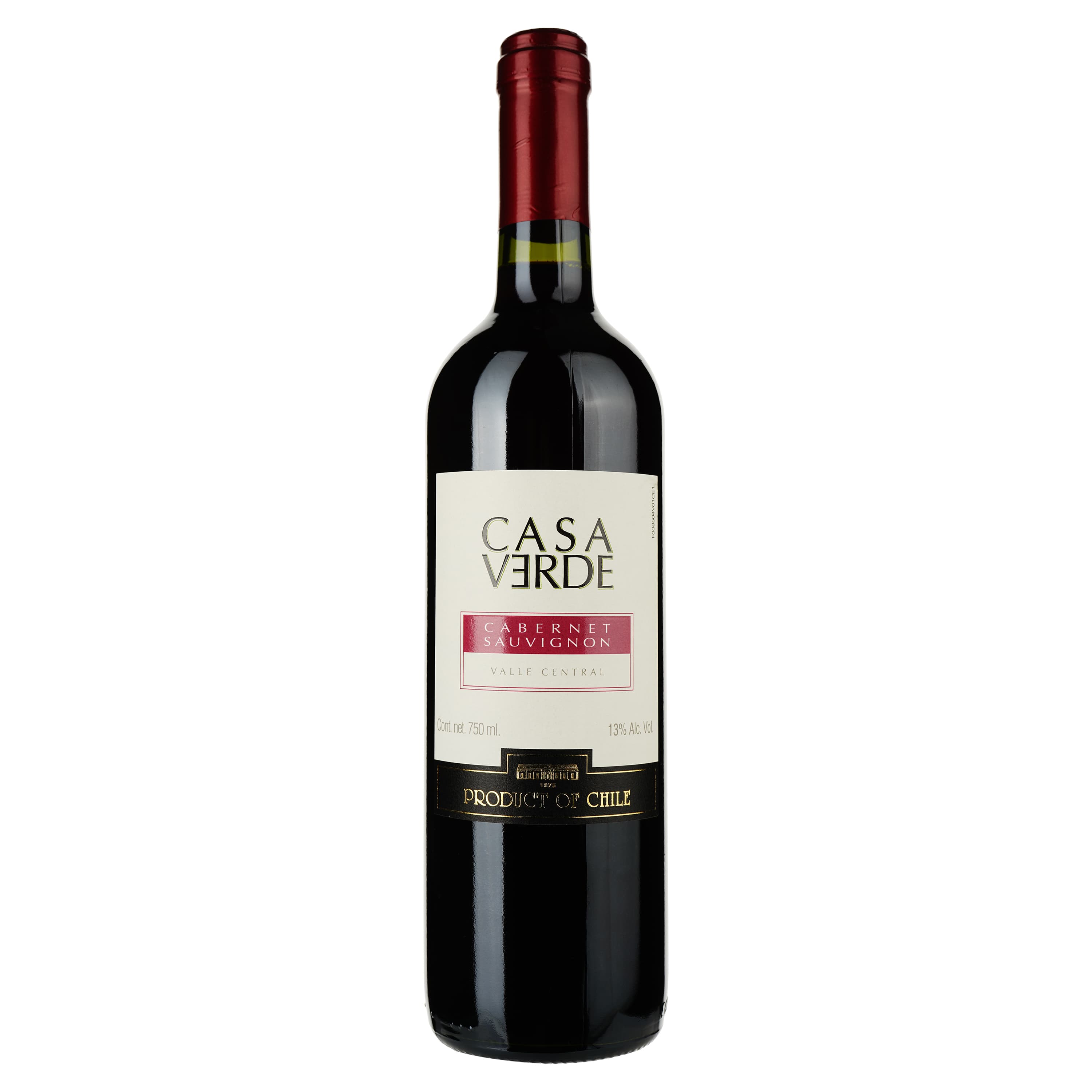 Вино Casa Verde Cabernet Sauvignon, 13%, 0,75 л (478734) - зображення 1