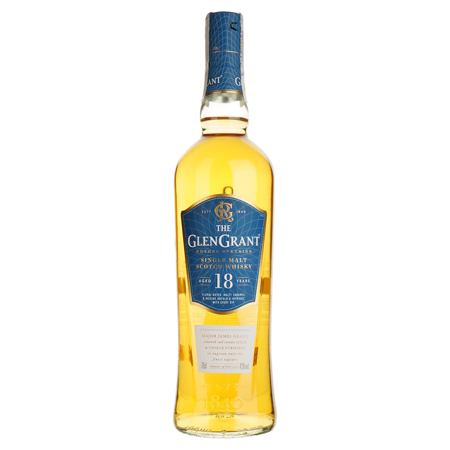 Віскі Glen Grant 18 yo Single Malt Scotch Whisky 43% 0.7 л - зображення 2