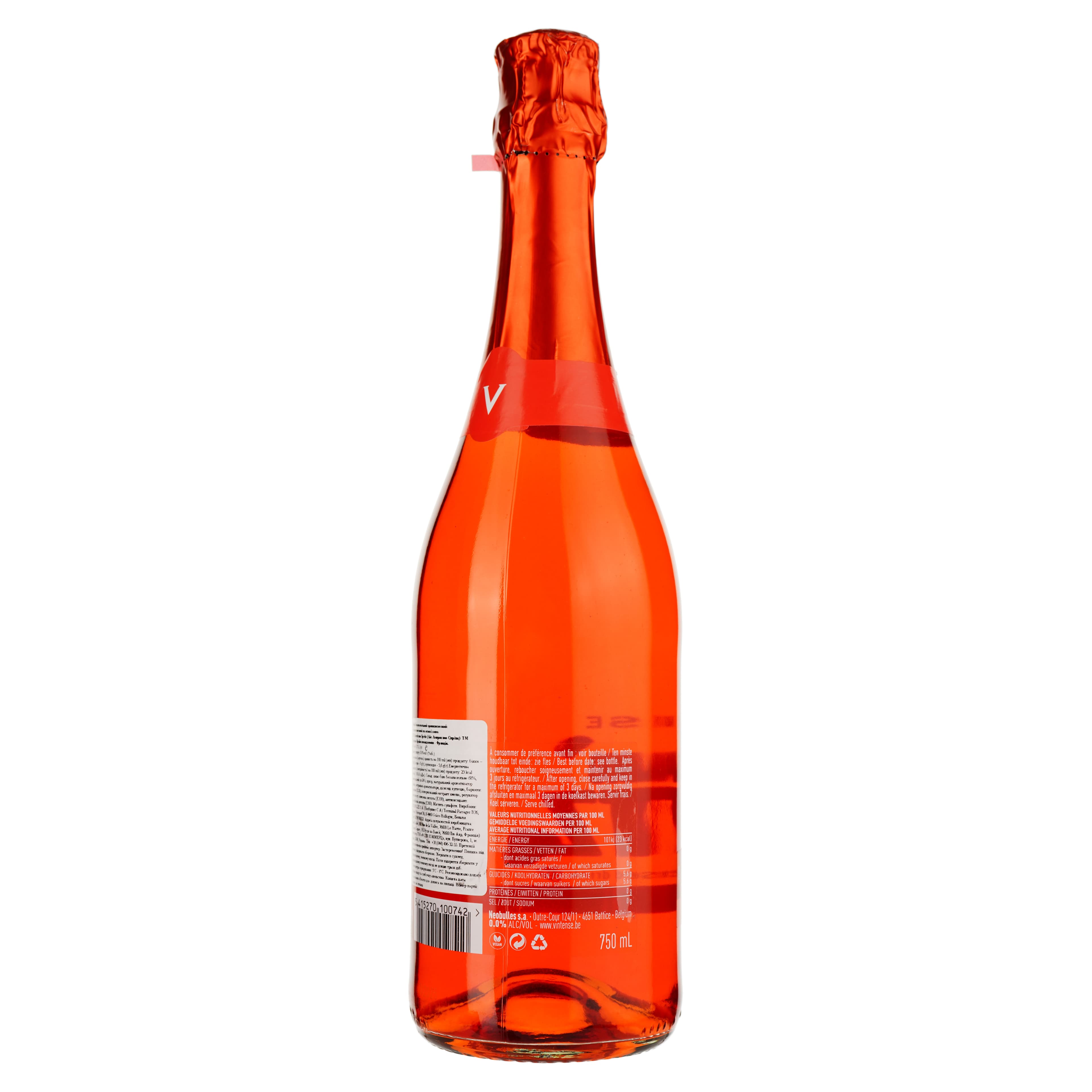 Напій ігристий Vintense Ice Americano Sprits, безалкогольний, 0,75 л - зображення 2