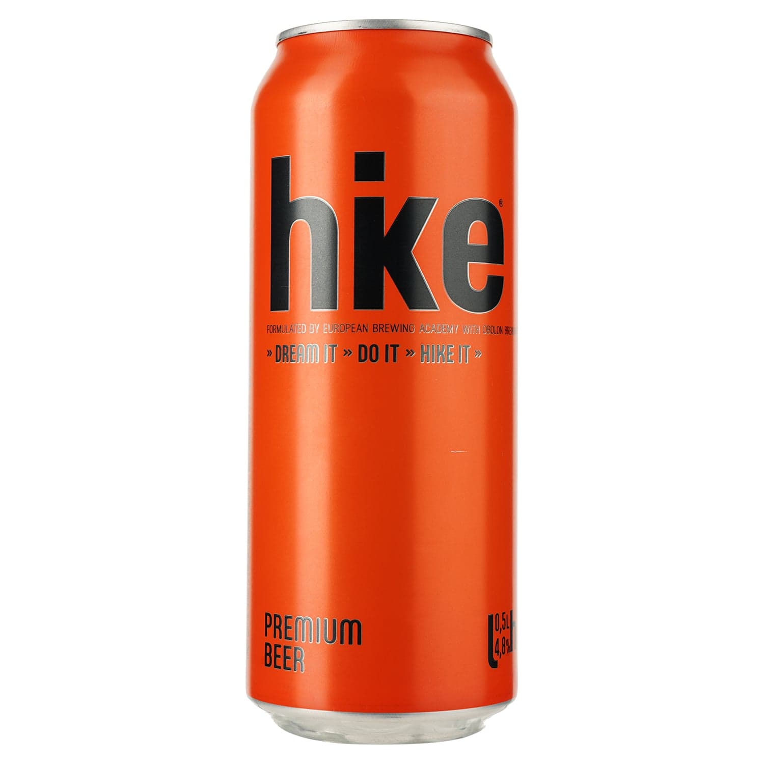 Пиво Hike Premium, світле, 4,8%, з/б, 0,5 л (196380) - зображення 1