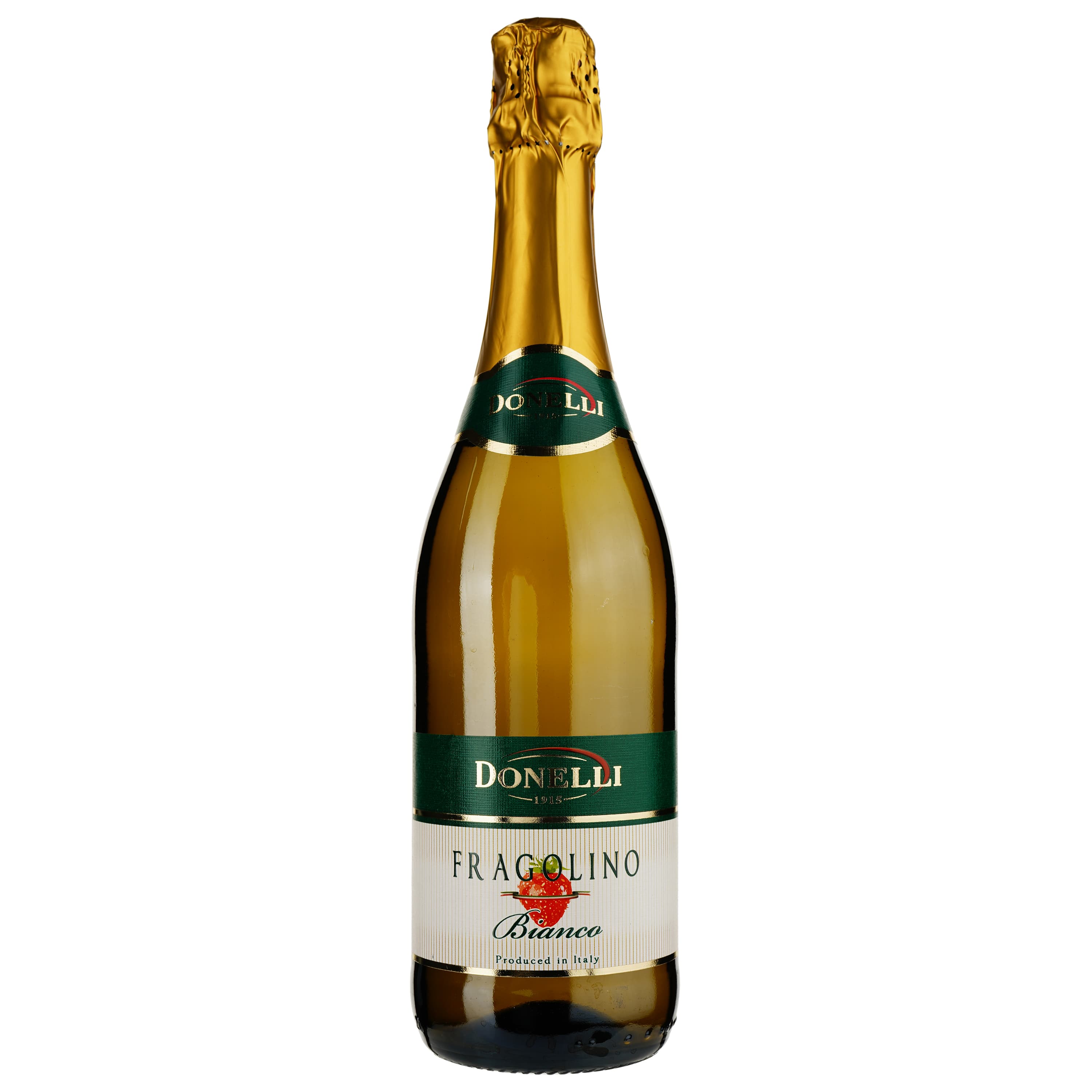 Напій винний ігристий Donelli Fragolino Bianco біле солодке 7.5% 0.75 л (783063) - зображення 1