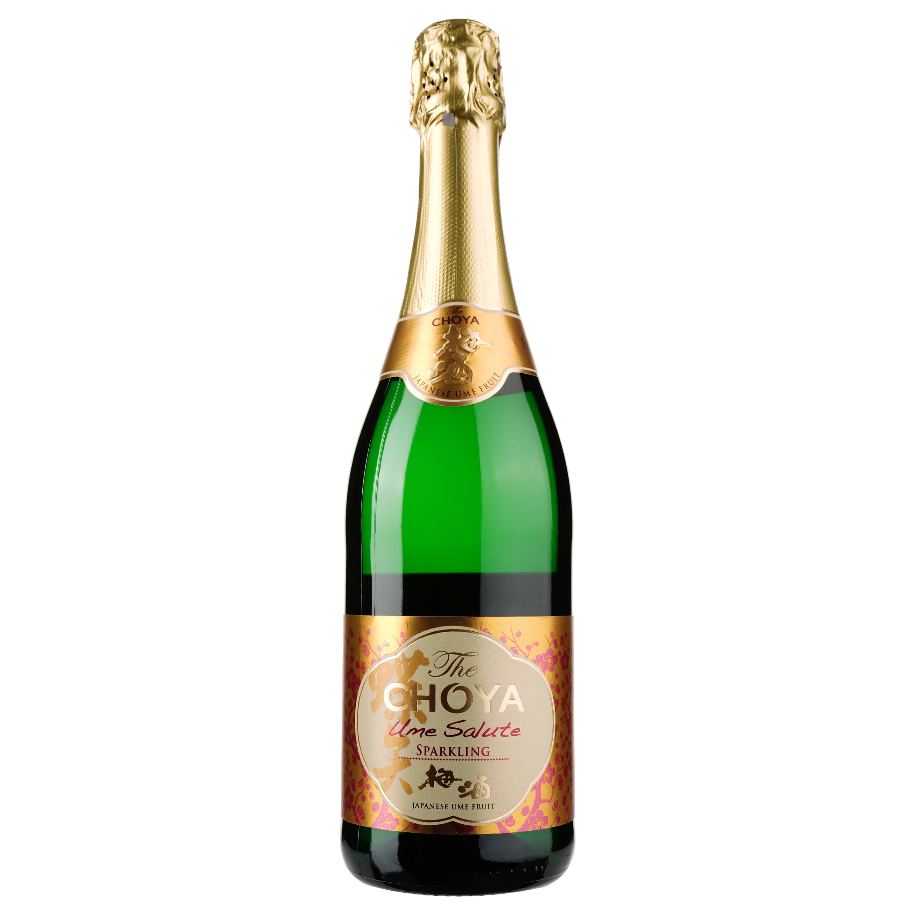 Напій алкогольний ігристий на основі вина Choya Sparkling Ume Salute, білий, солодкий, 5,5%, 0,75 л (37622) - зображення 1