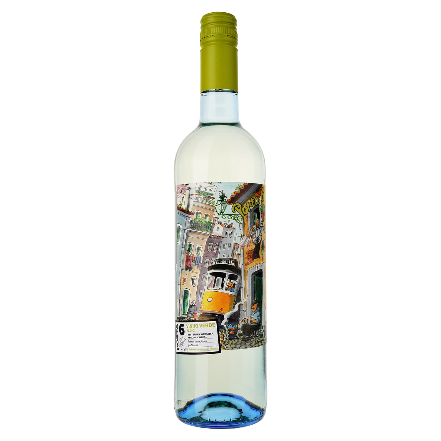 Вино Vidigal Wines Porta 6 Vinho Verde, бiле, сухе, 9,5%, 0,75 л (790906) - зображення 1
