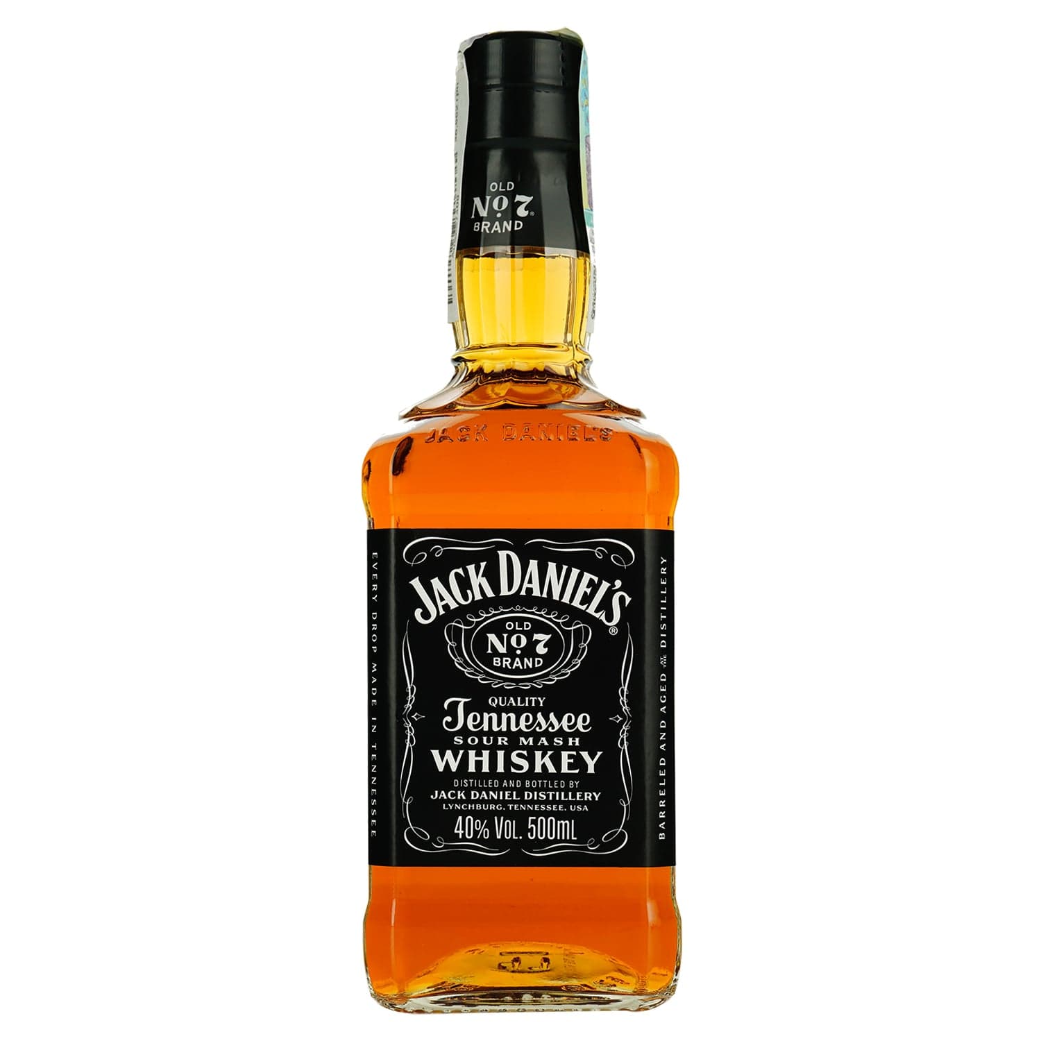 Віскі Jack Daniel's Tennessee Old No.7, 40% 0.5 л - зображення 1