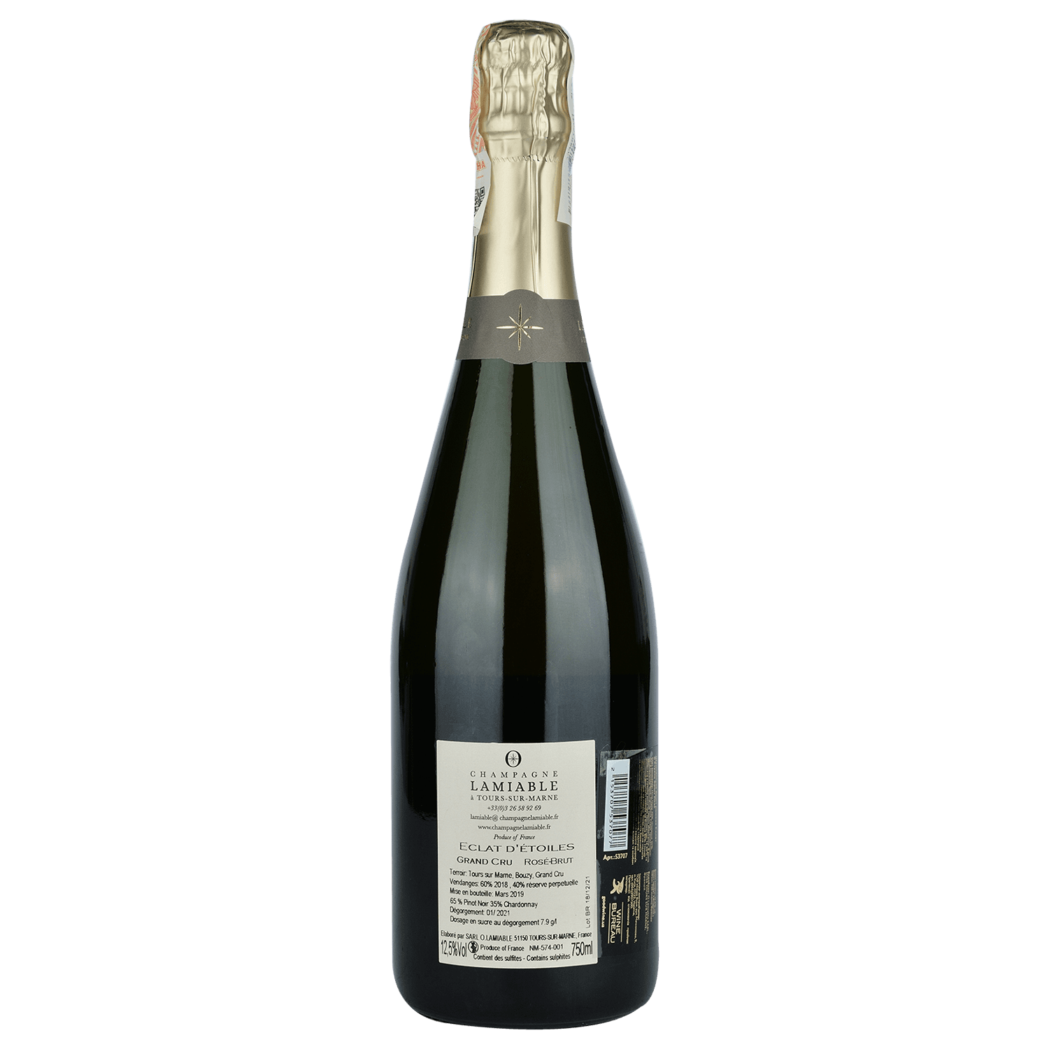 Шампанське Lamiable Eclat d`Etoiles Brut Rose, рожеве, брют, 0,75 л (53707) - зображення 2