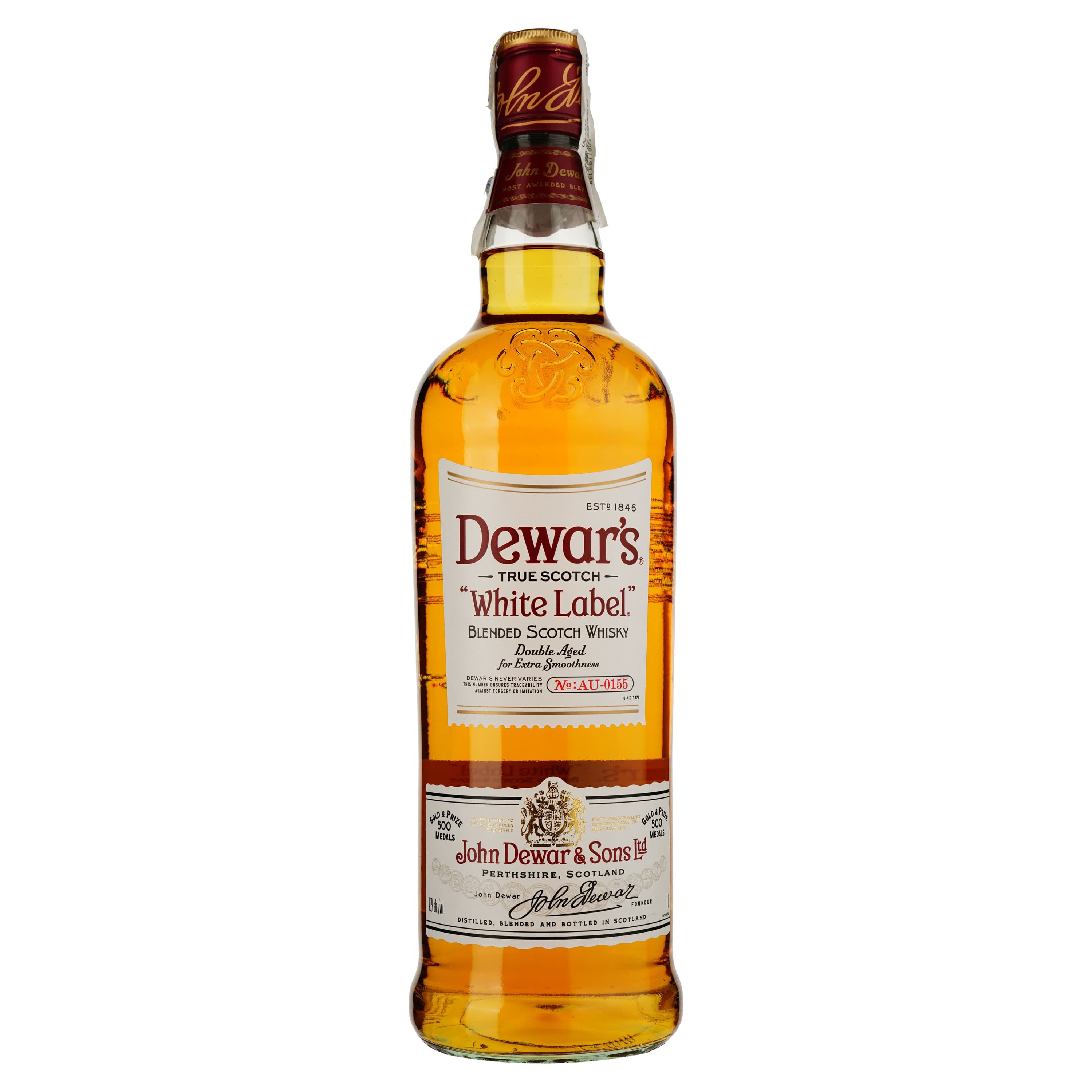 Віскі Dewar's White Label Blended Scotch Whisky 40% 1 л - зображення 6