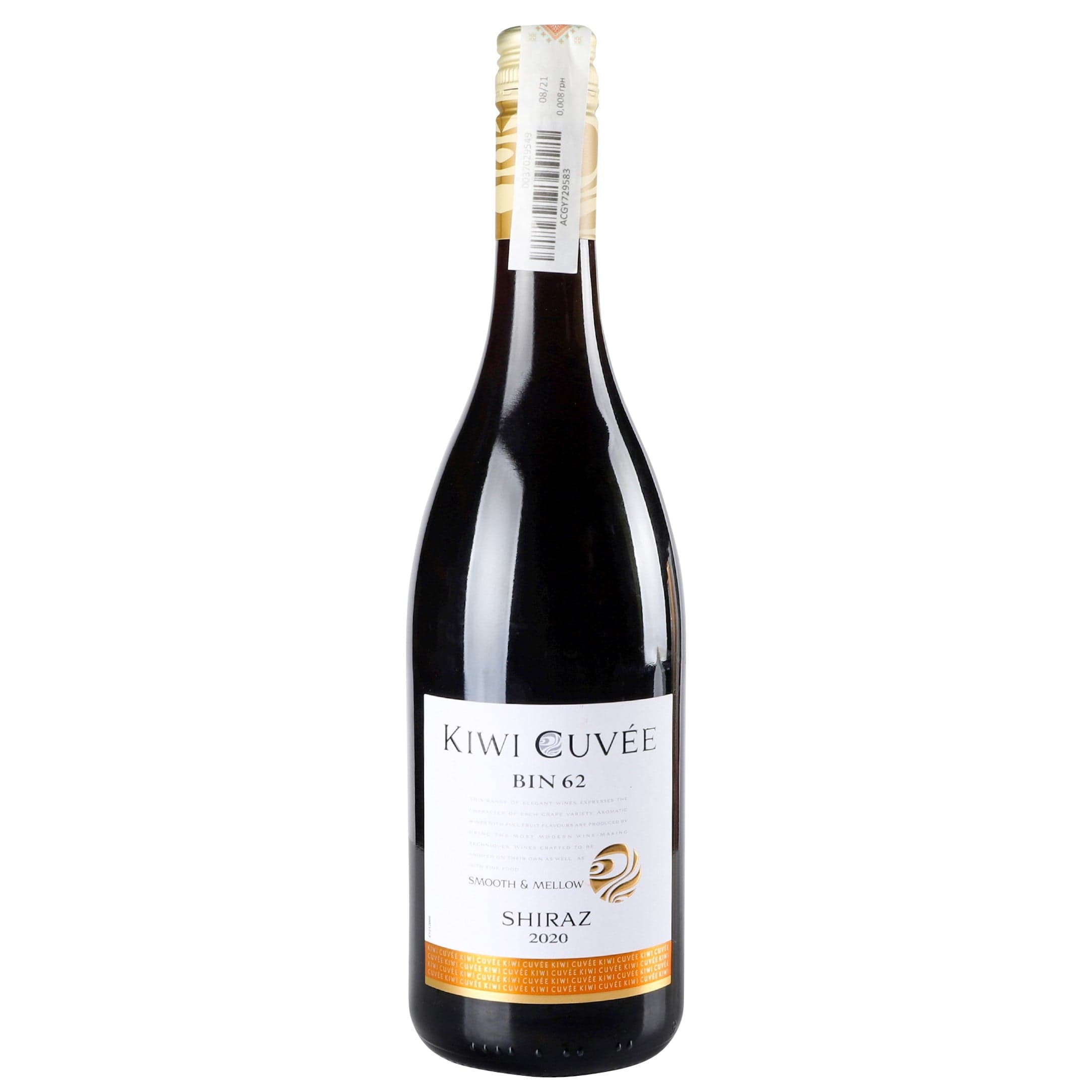 Вино Kiwi Cuvee Шираз, сухе, червоне, 12,5%, 0,75 л - зображення 1
