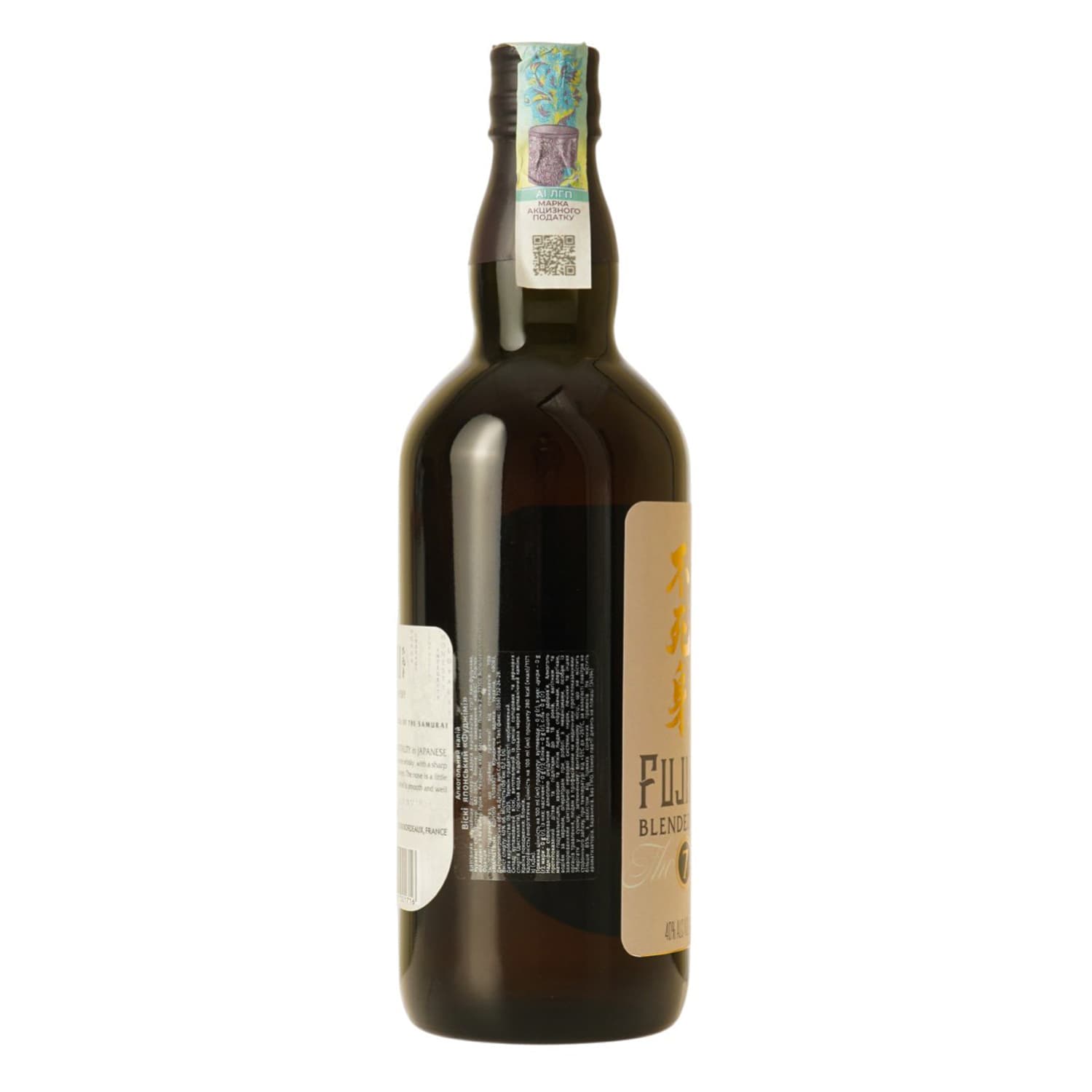 Віскі Fujimi The 7 Virtues of the Samurai Blended Japanese Whisky, 40%, у подарунковій упаковці, 0,7 л - зображення 5