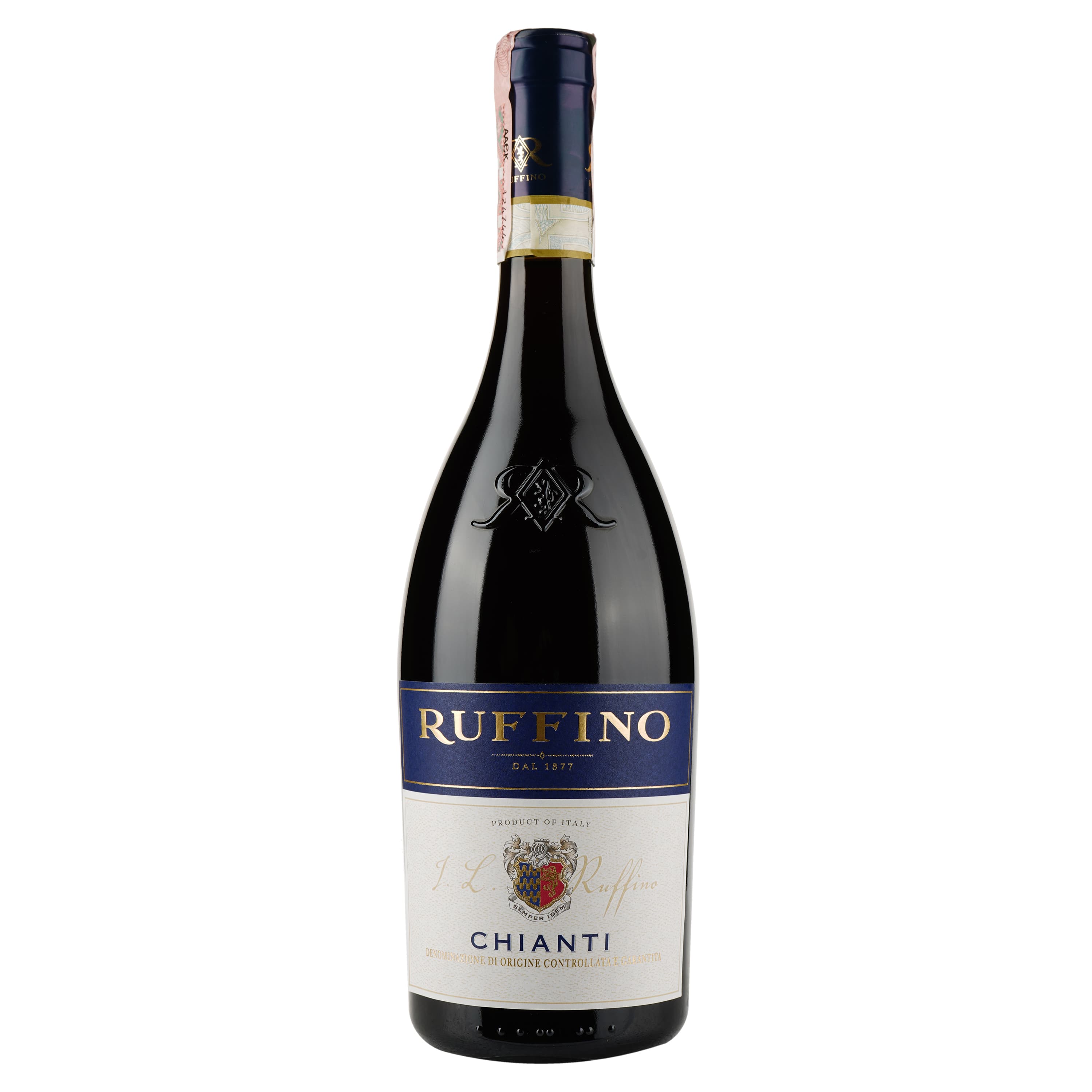 Вино Ruffino Chianti DOCG, червоне, сухе, 12,5%, 0,75 л - зображення 1