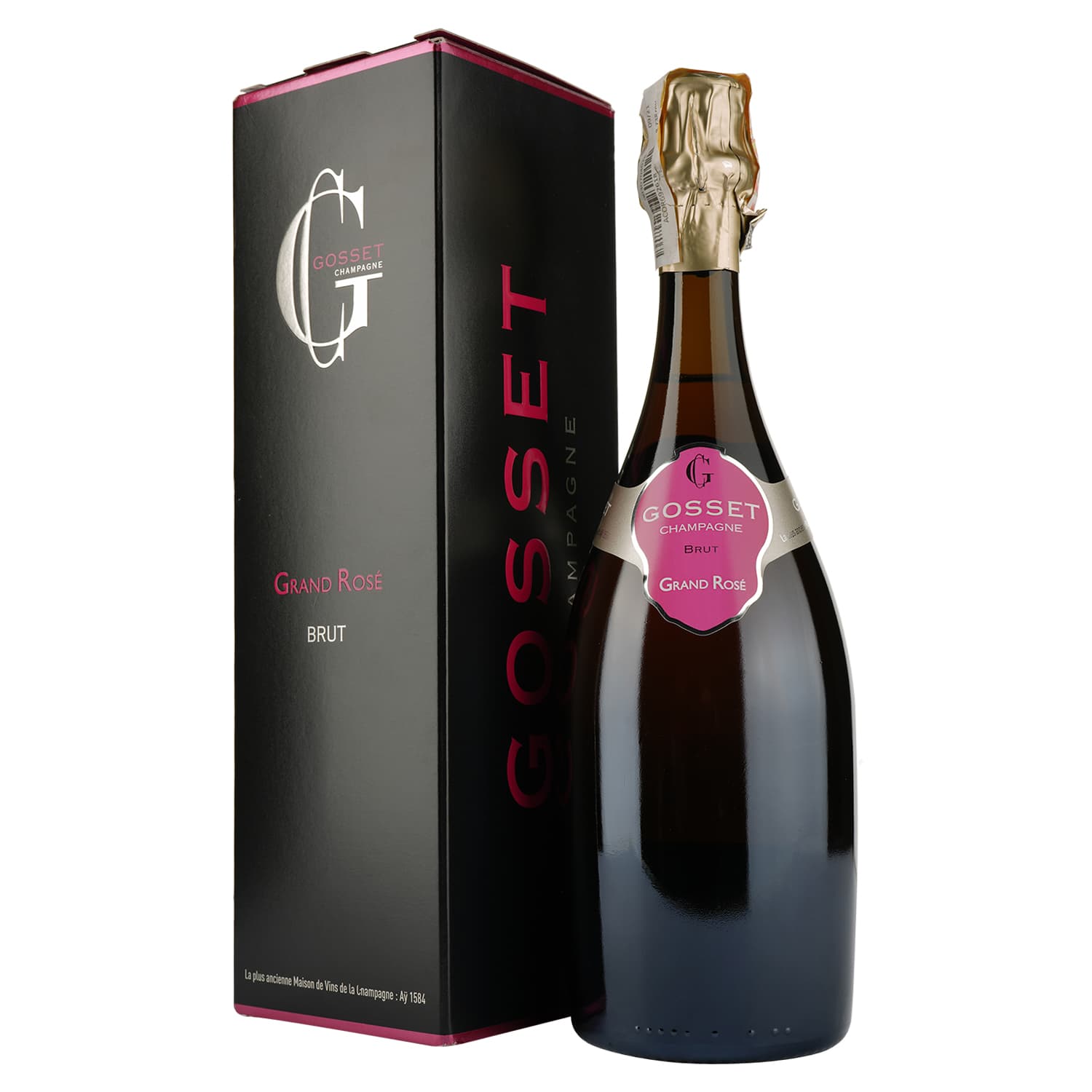 Шампанське Gosset Grand Rose, рожеве, брют, AOP, 12%, 0,75 л - зображення 1