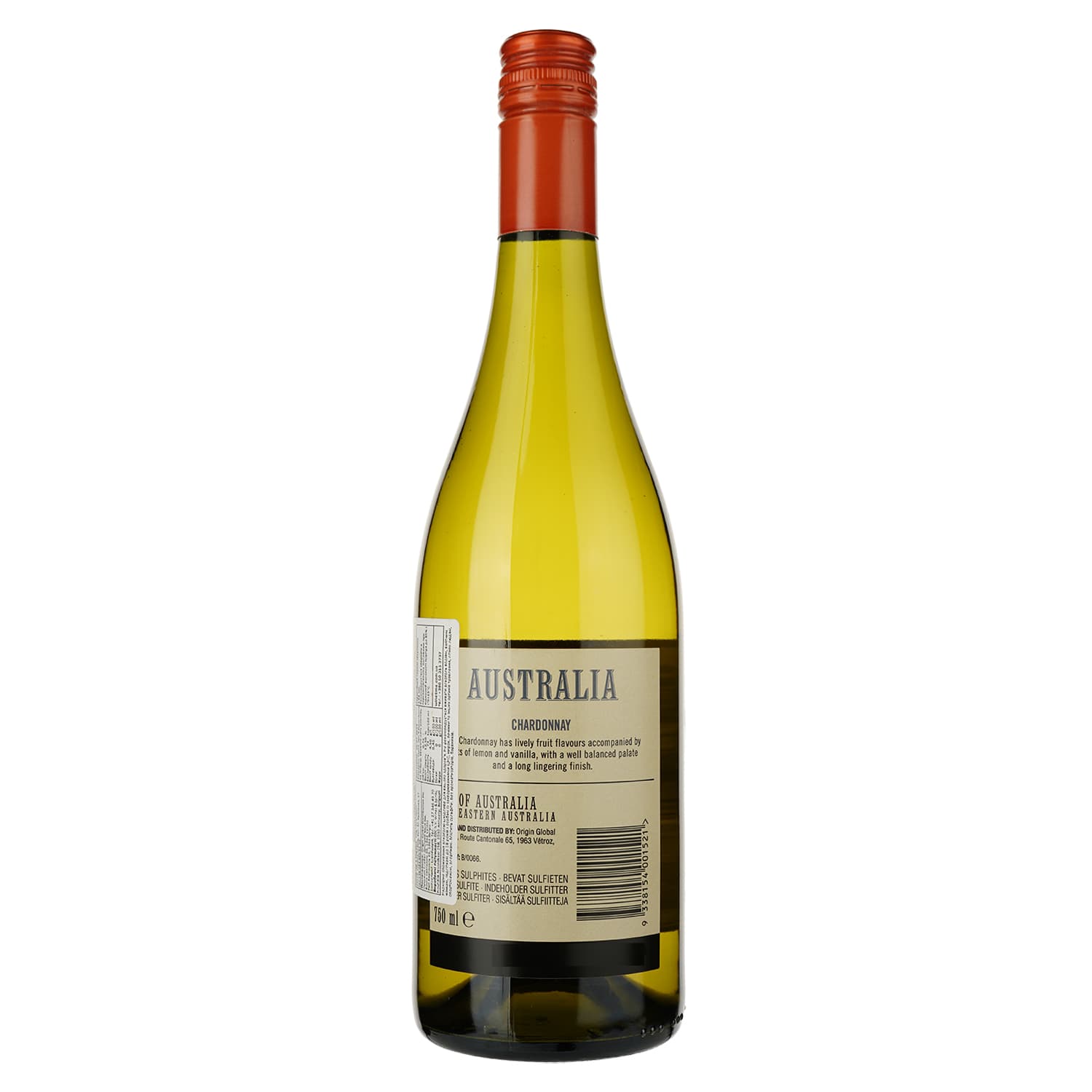 Вино Origin Wine Australia Chardonnay, 13%, 0,75 л (8000019137232) - зображення 2