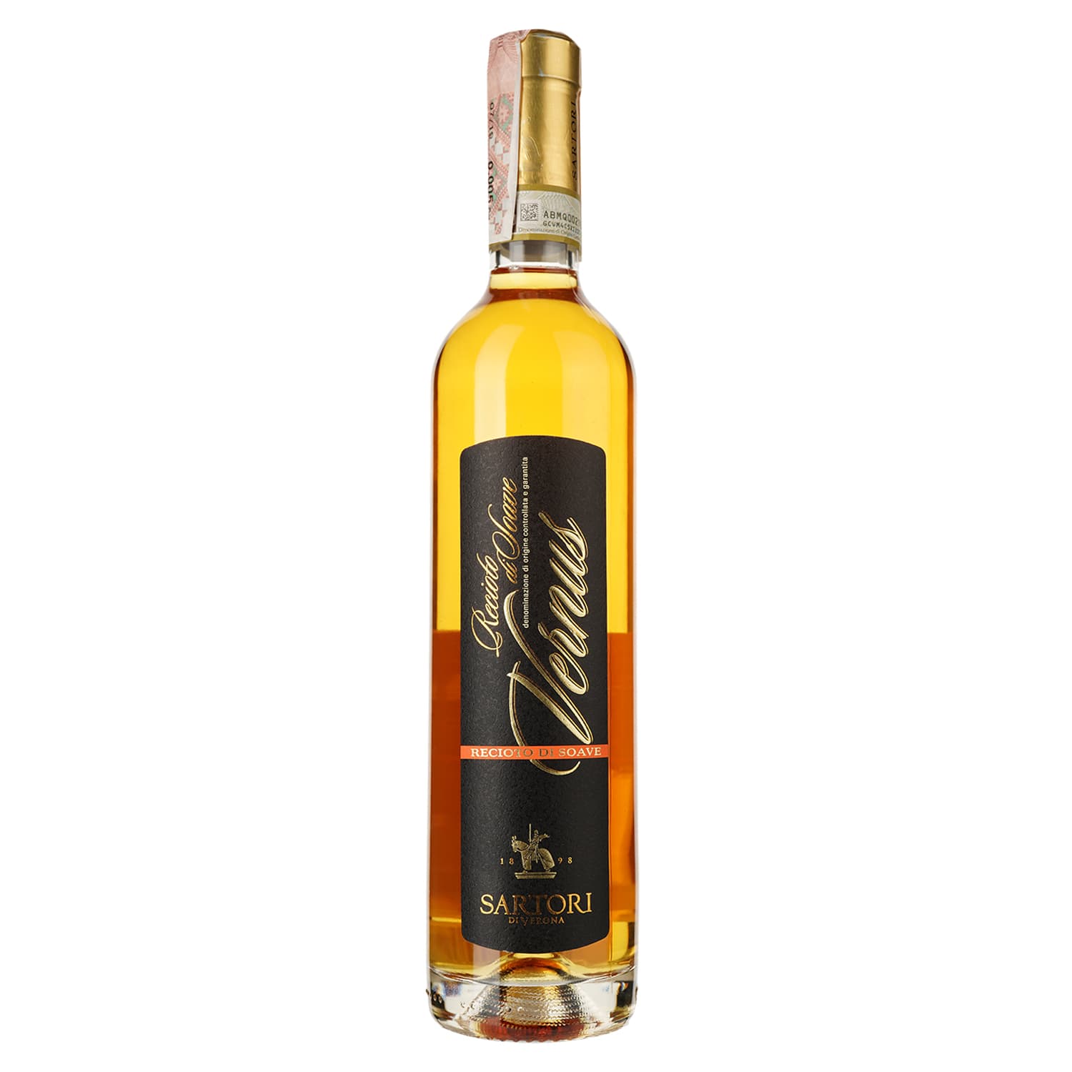 Вино Sartori Recioto di Soave DOCG, біле, солодке, 13,5%, 0,5 л - зображення 1