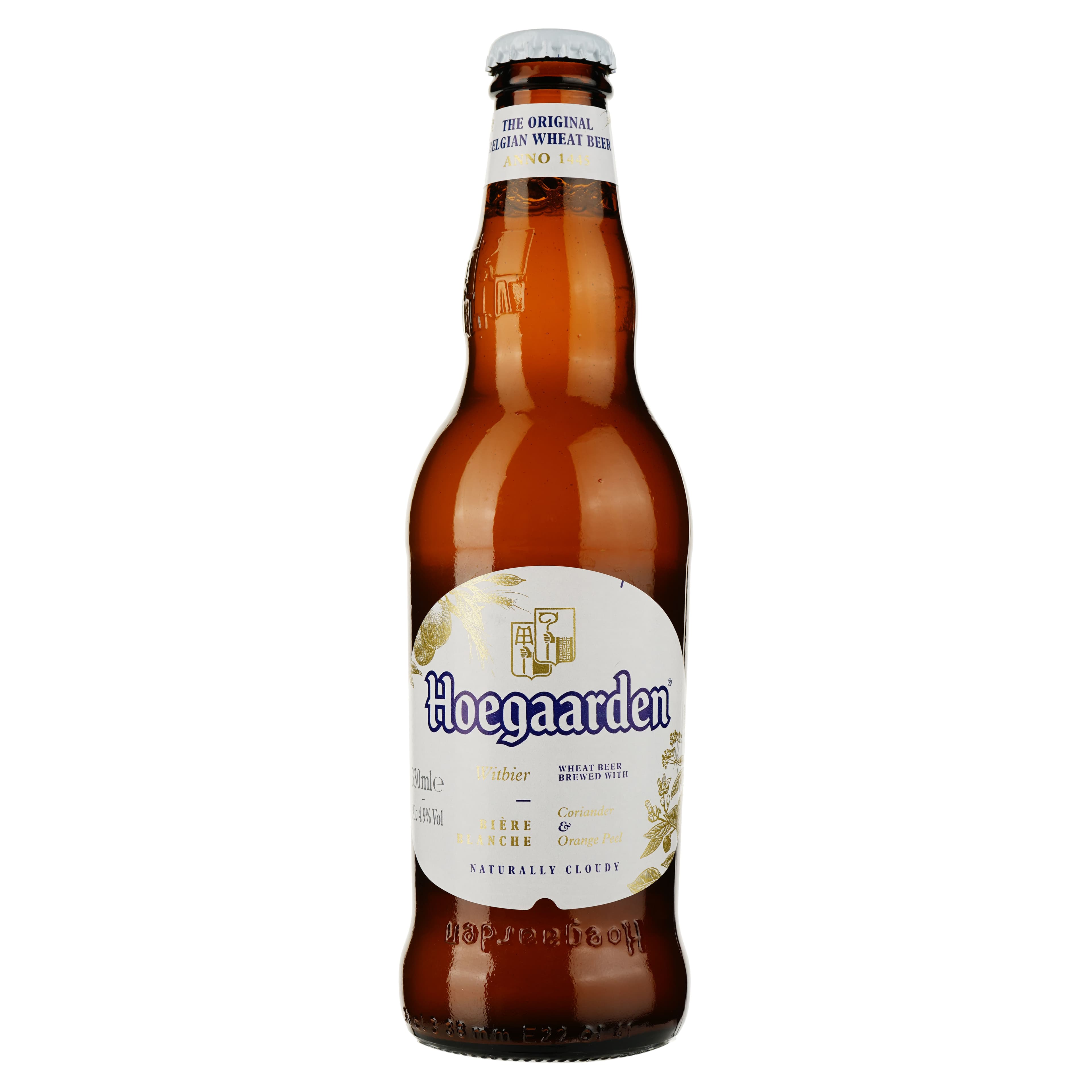 Пиво Hoegaarden White світле 4.9% 0.33 л (175628) - зображення 1