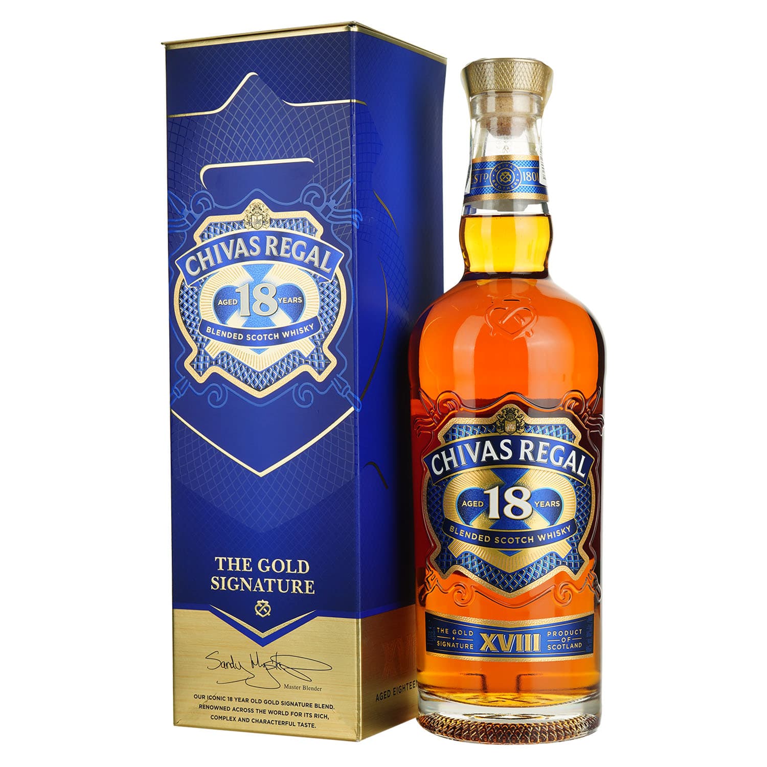 Віскі Chivas Regal 18 yo Gold Signature, в коробці, 40%, 1 л (439161) - зображення 1