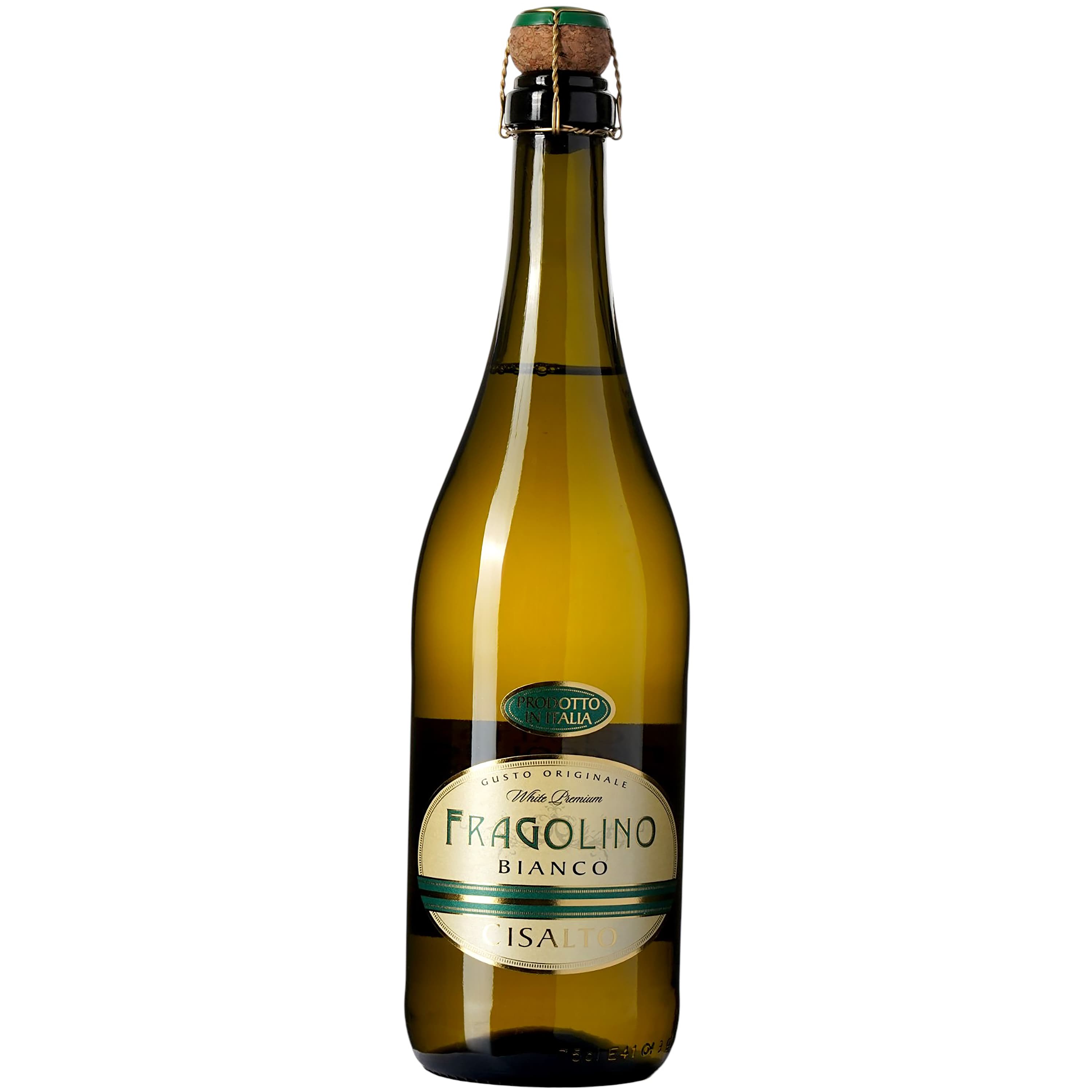 Вино ігристе Bianco Fragolino Cisalto біле, солодке 0.75 л - зображення 1