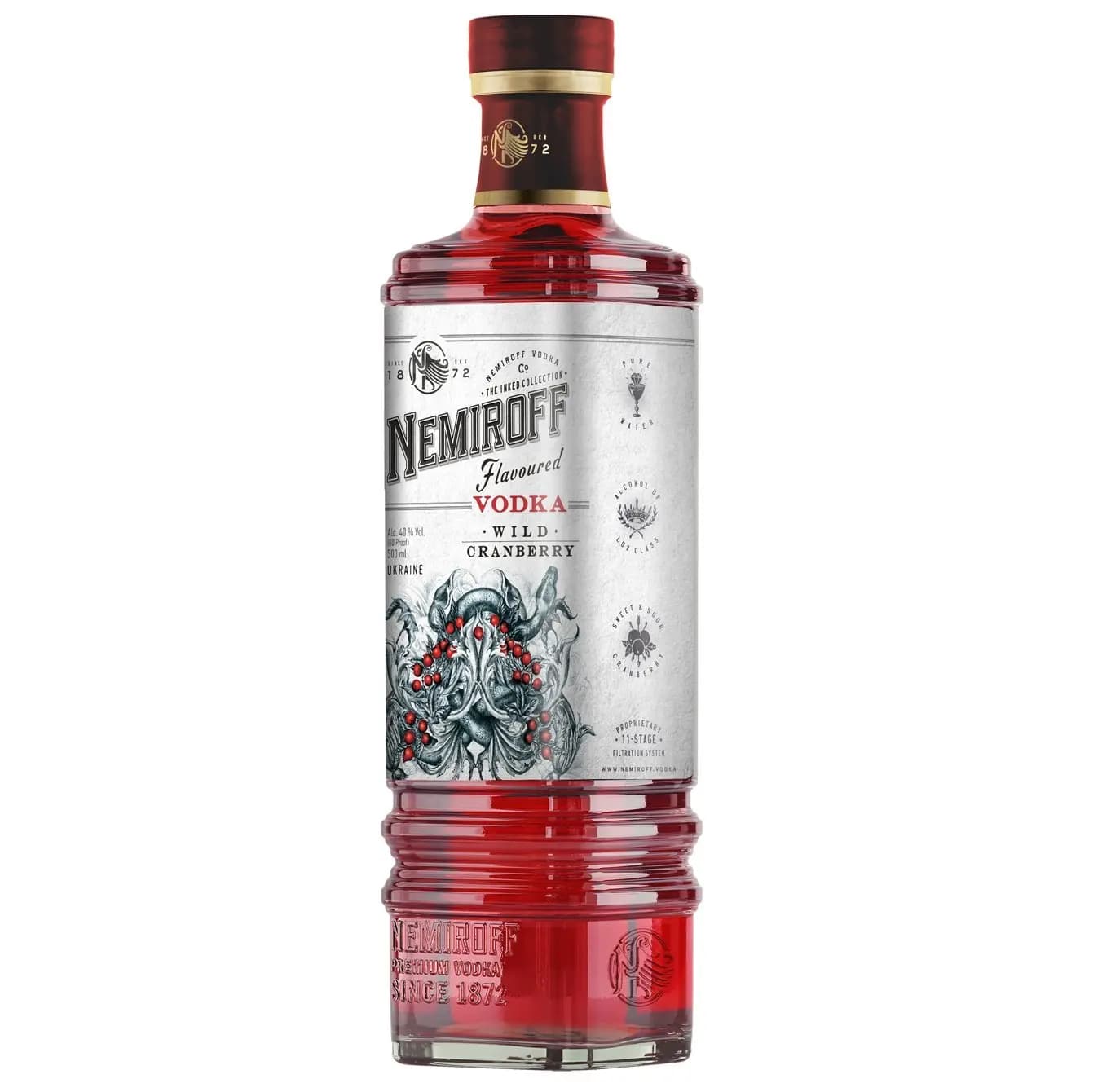 Настоянка Nemiroff Wild Cranberry 40% 0.5 л - зображення 3