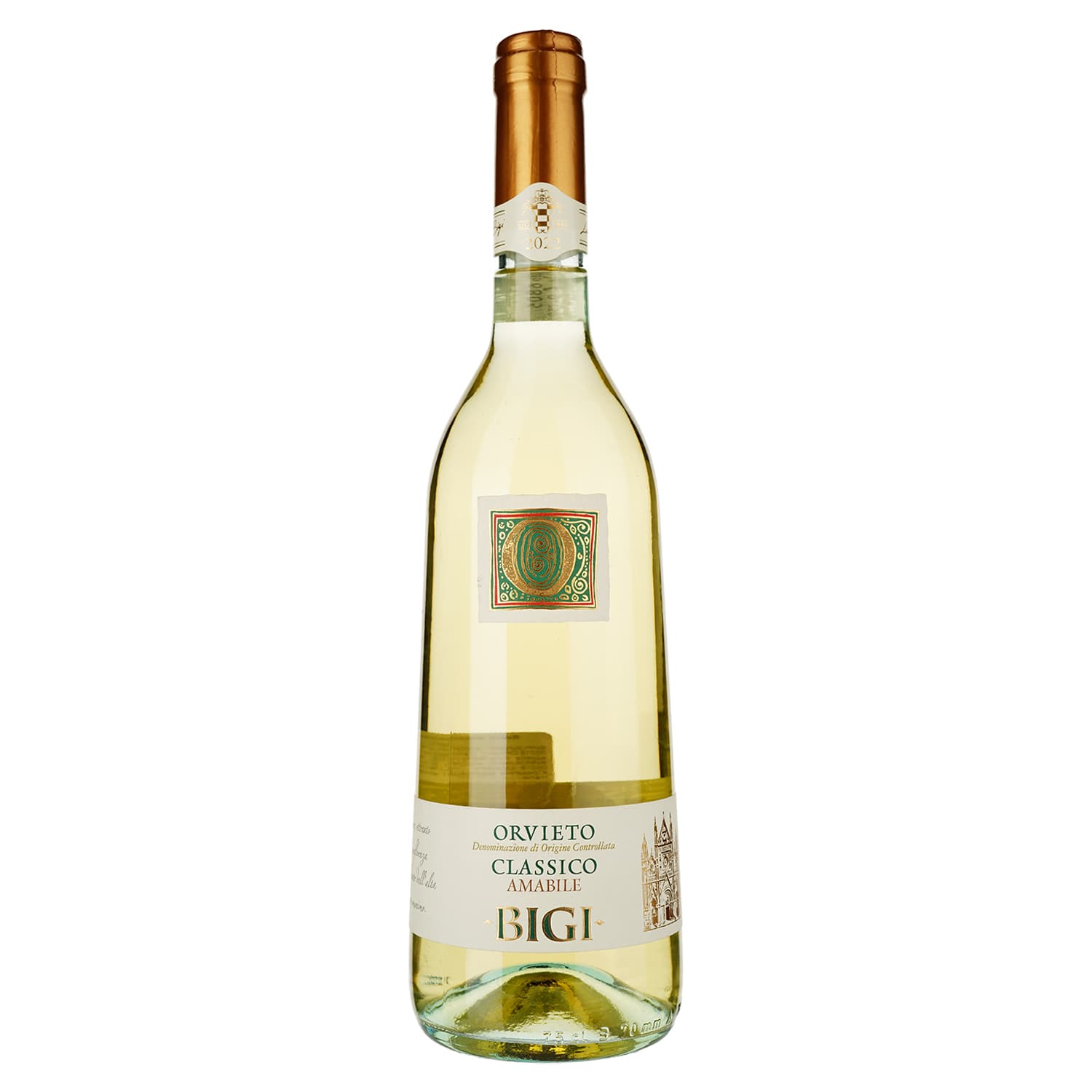 Вино Bigi Orvieto Classico Amabile, біле, напівсолодке, 0,75 л - зображення 1