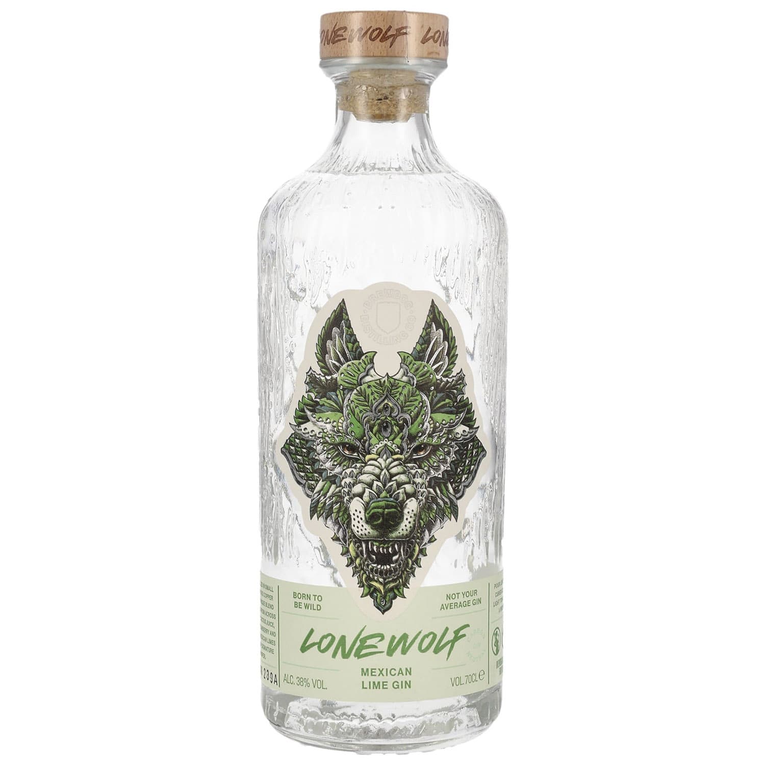 Джин BrewDog LoneWolf Mexican Lime & Cactus Gin 38% 0.7 л - зображення 1