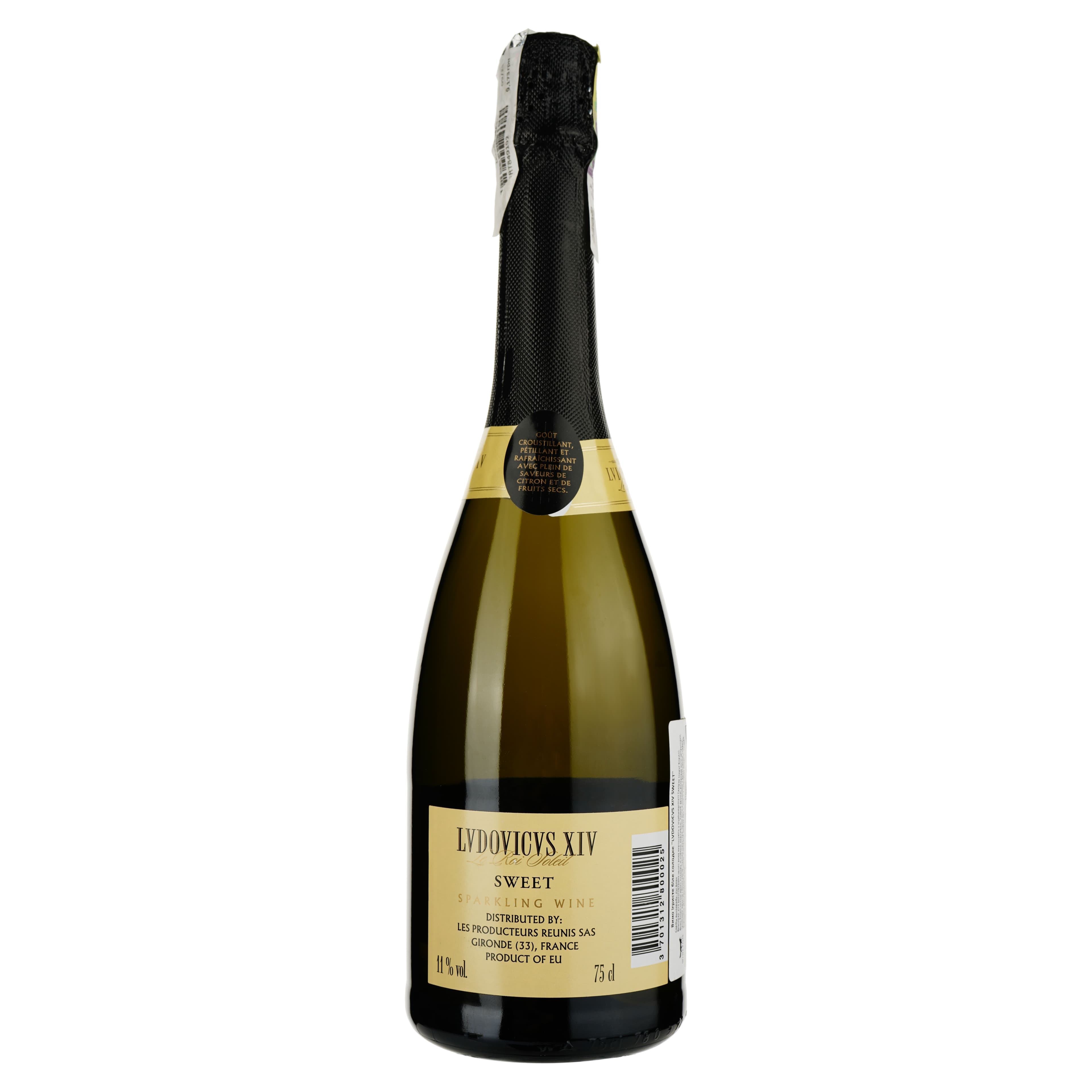 Ігристе вино Lvdovicvs XIV Doux, біле, солодке, 0.75 л - зображення 2