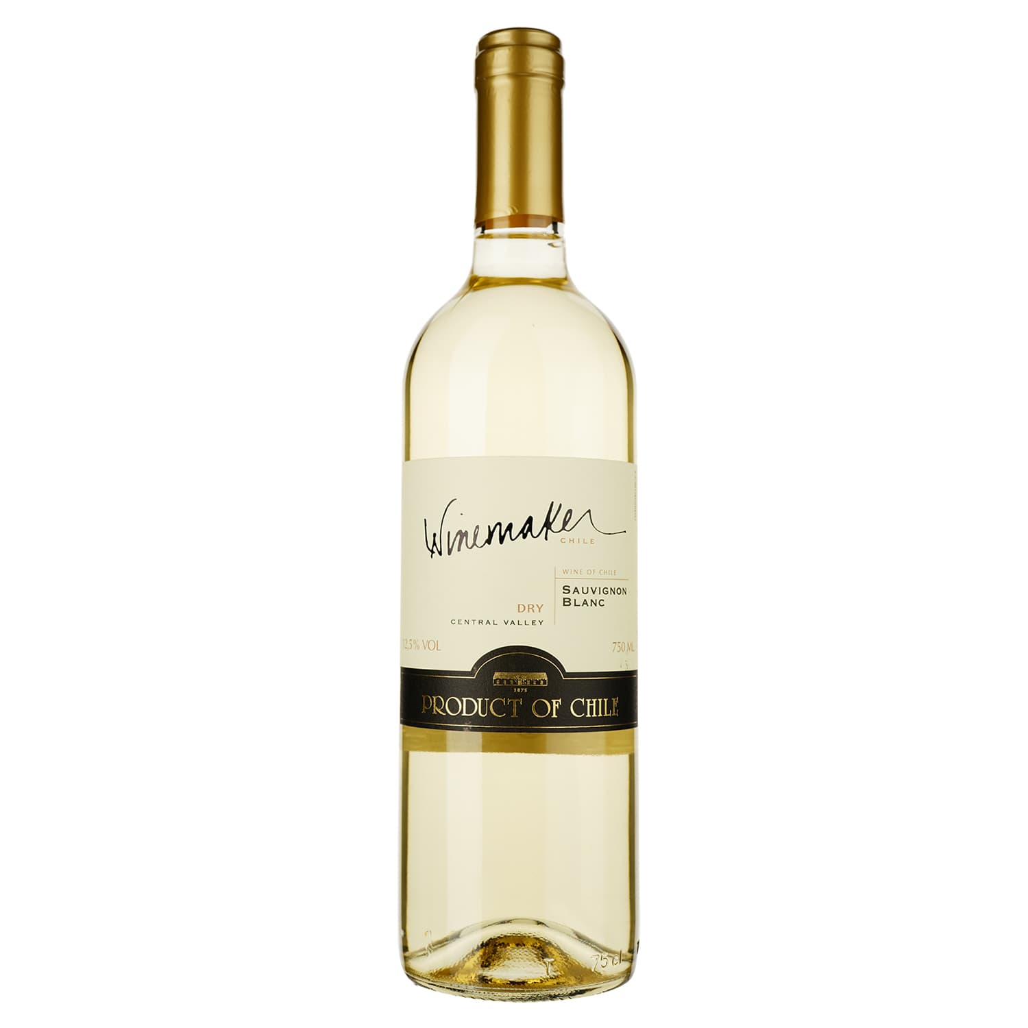 Вино Winemaker Sauvignon Blanc, біле, сухе, 0,75 л - зображення 1