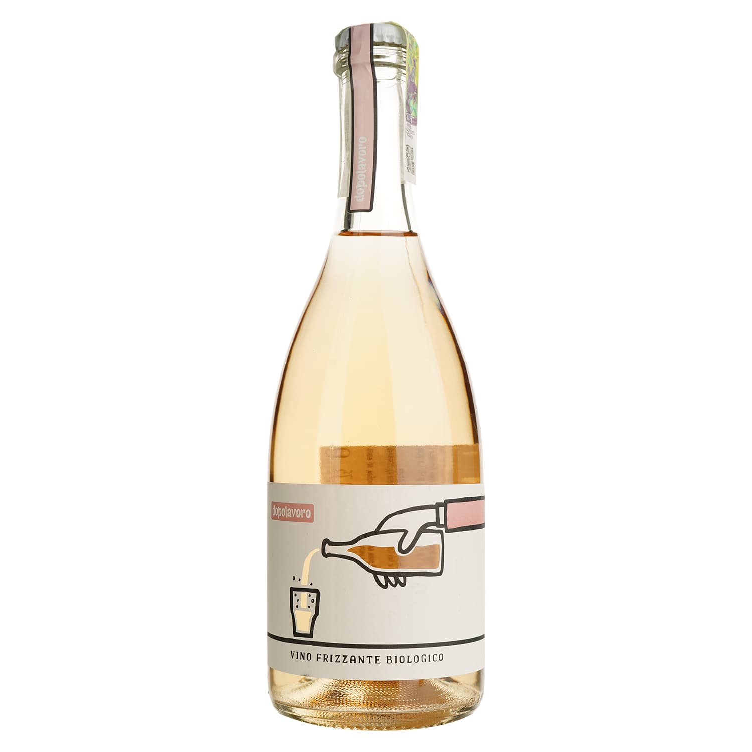 Вино ігристе Dopolavoro Rose Organic рожеве 0.75 л - зображення 1