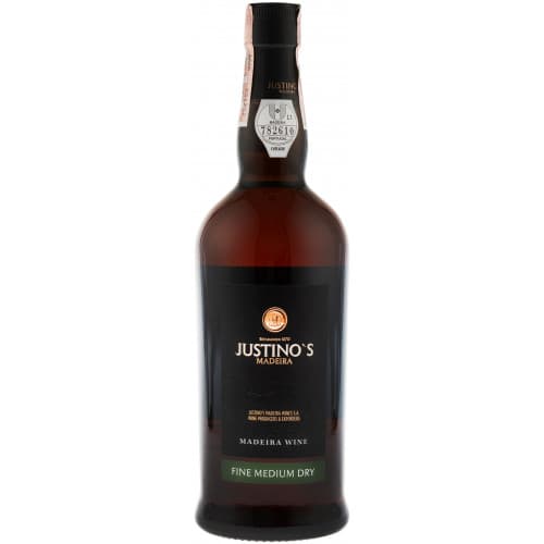 Вино "Madeira Justinos Fine Medium Dry" 3yo біл.н/сух 0,75л 19% (Португалія, острів Мадейра, ТМ "Justinos")