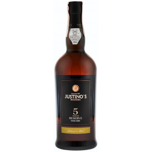 Вино "Madeira Reser. Fine Dry" 5yo біл.сух 0,75л 19% (Португалія, о. Мадейра, ТМ"Justinos")