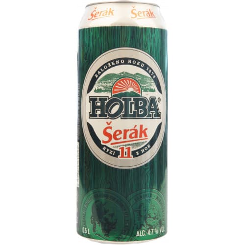 Пиво "Holba Serak" 4.7% 0,5л з/б (Чехія,Pivovar ZUBR)