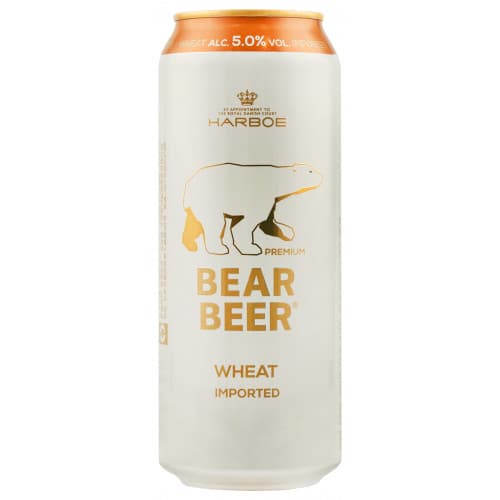 Пиво cвітле пшеничне "Beаr Beer Wheat" 0,5л 5% з/б (Данія, ТМ "Beаr Beer")