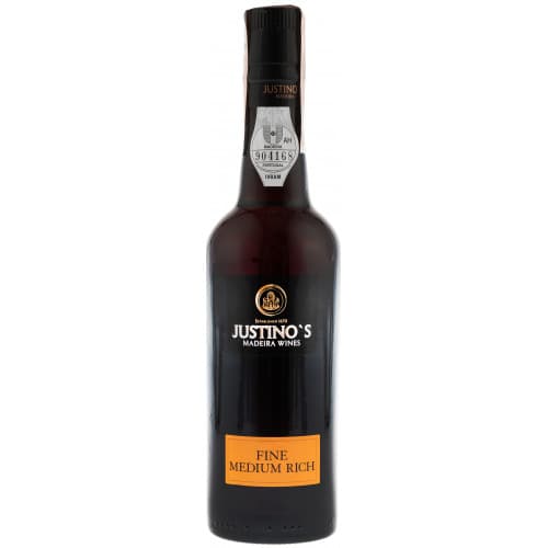 Вино "Justinos Madeira Fine Medium Rich" 3yo біл.н/сол 0,375л 19% (Португалія, о.Мадейра, ТМ"Justinos")
