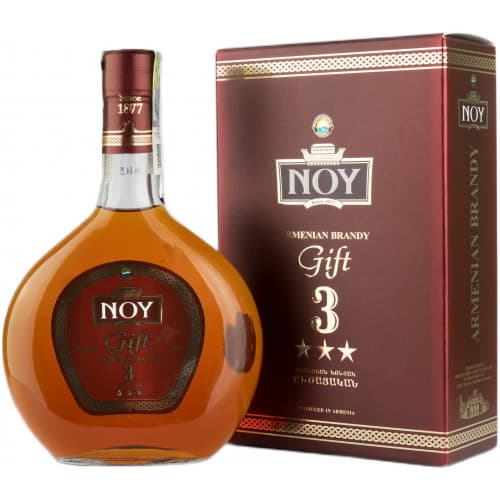 Коньяк "Ной Подарунковий 3 роки" 0,5л 40% кор (Вірменія, ТМ "Ной")