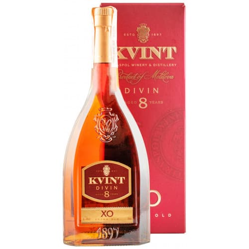 Коньяк "Kvint 8YO XO" 0,5л 40% кор (Молдова, ТМ "Kvint")