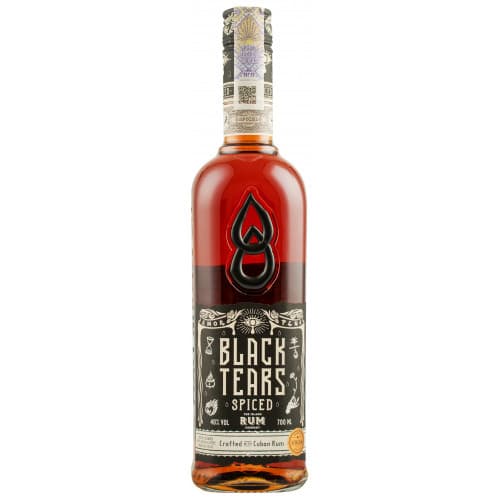 Ром "Black Tears Dry Spiced" 0,7л 40% (Куба, ТМ "Black Tears")