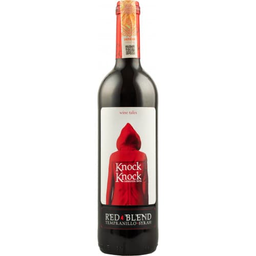 Вино "Knock Knock Red" черв.сух 0,75л 12,5% (Іспанія, Валенсія, ТМ "Knock Knock")