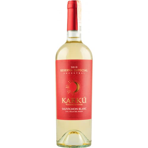 Вино "Sauvignon Blanc Reserva KARKU" біл.сух 0,75л 12,5% (Чилі, Д.Мауле, ТМ "Karku")