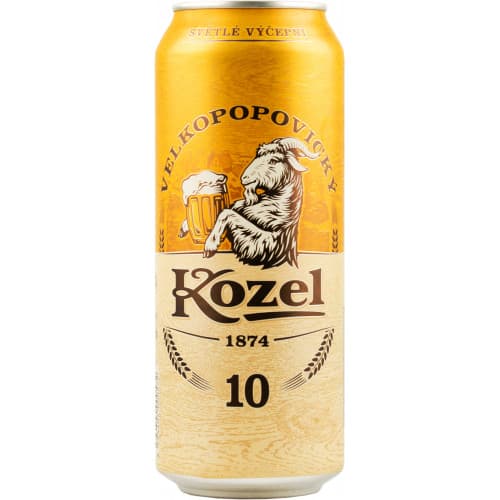 Пиво світле "Kozel Svetly" 0,5л 4,2% з/б (Чехія, ТМ" Kozel")
