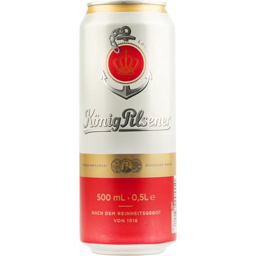 Пиво "Konig Pils" 0,5л 4,9% з/б (Німеччина, ТМ "Konig")