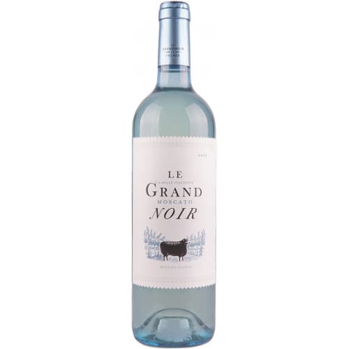 Вино "Moscato Pays d'Oc IGP" бiл.нап/солод 0,75л 11,5% (Франція, Лангедок-Руссільoн, ТМ "Le Grand Noir")