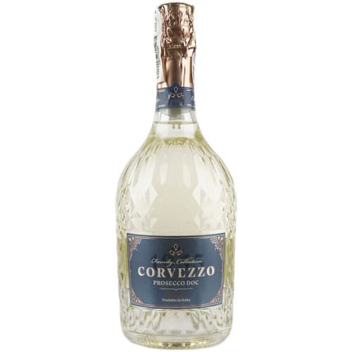 Вино ігристе "Prosecco BIO DOC Family Collection " біле екстр/сух 0,75л 11% (Італія, Венето, ТМ "Corvezzo")