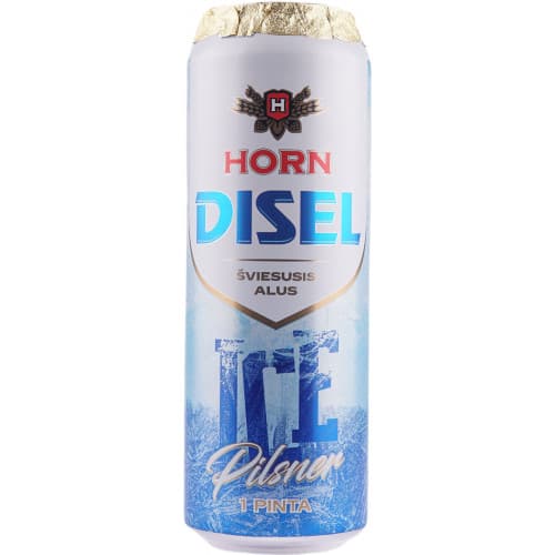 Пиво "Disel Ice Pilsner" 4.7% 0,568л з/б (Литва, ТМ "Horn Disel")
