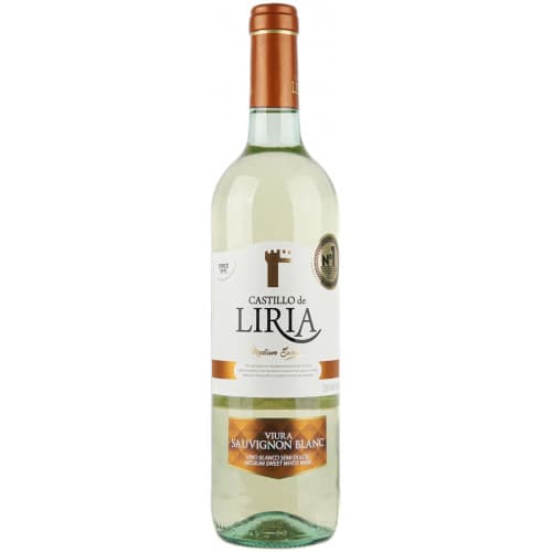Вино "Castillo de Liria Sauv.blanc" біл.н/сл 0,75л 11% (Іспанія, Валенсія, ТМ "Castillo de Liria")