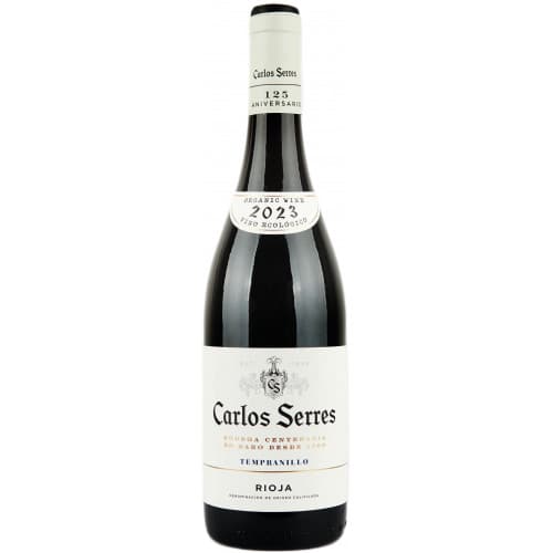 Вино " Tempranillo ECOLOGICO" черв.сух 0,75л 13,5% (Іспанія,Ріоха, ТМ "Carlos Serres")
