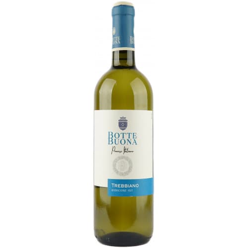 Вино "Trebbiano Rubicon IGT" біл.сух 0,75л 11% (Італія, Эмілія-Романія, ТМ "Botte Buona")