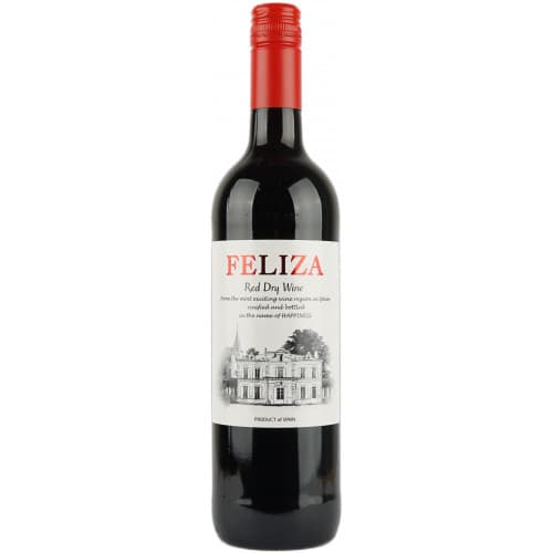 Вино "Feliza" 0,75л черв. сух. 11% ( Іспанія, Арагон TM "Feliza")
